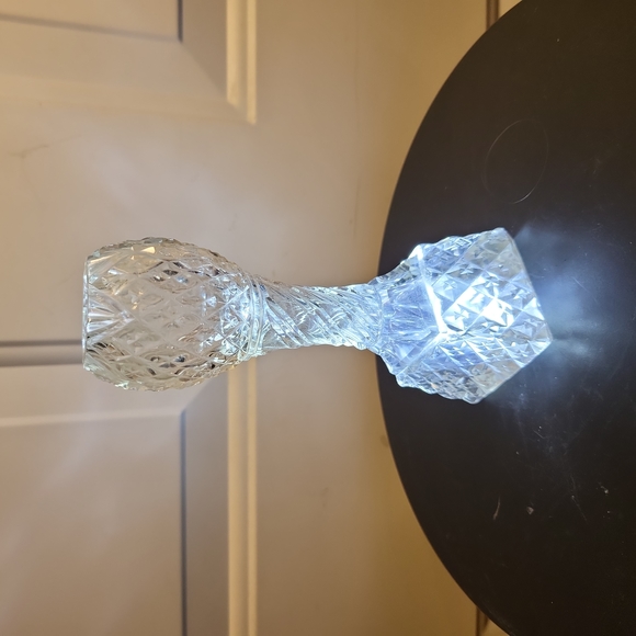 Antique Cut Crystal Bud Vase 6" - Picture 3 of 10